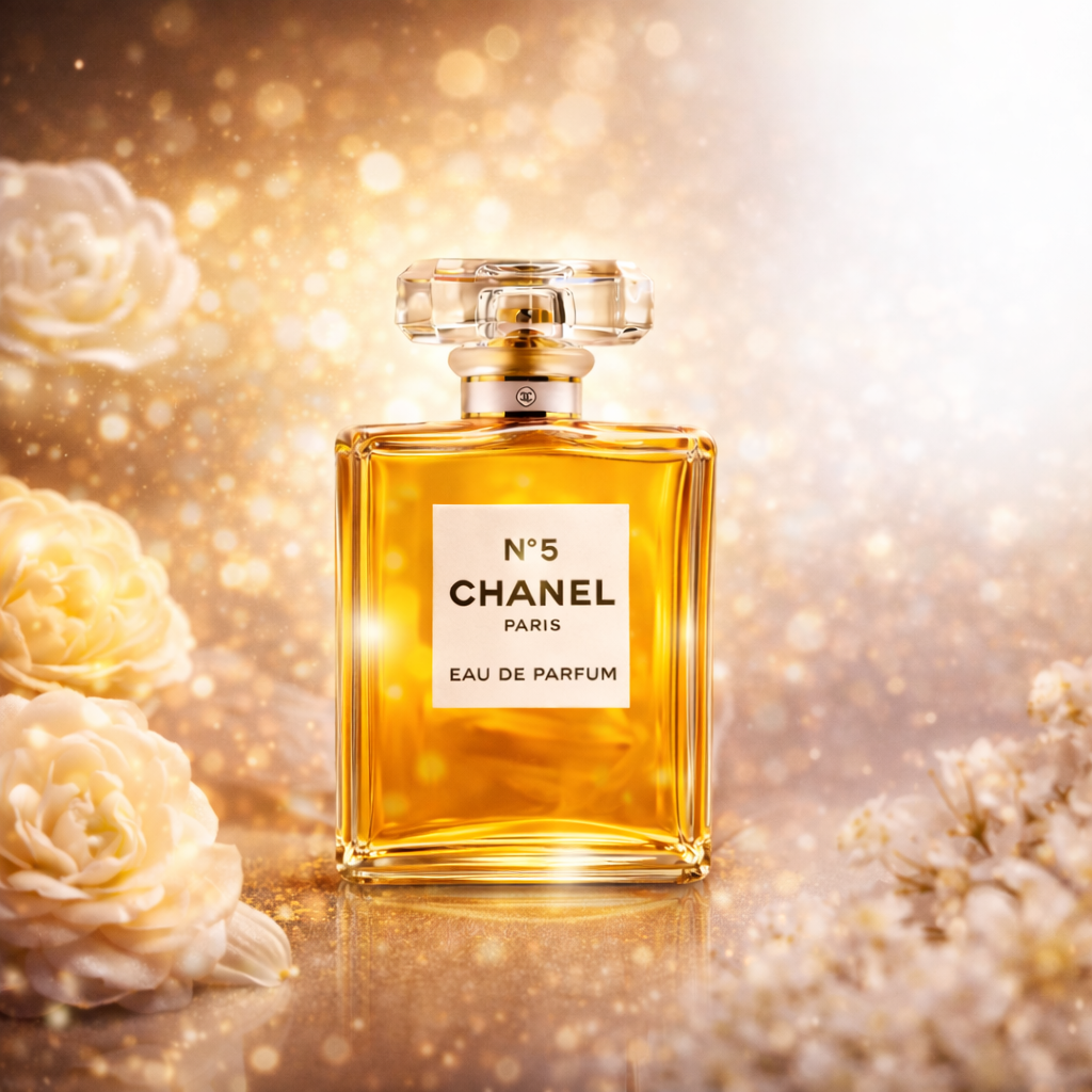 Conjunto de 5 Perfumes – Good Girl, J'adore, Chanel Nº5, Coco Mademoiselle e Scandal [100 ml cada um]